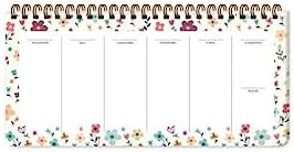 Alternative view of 13x27 Haftalık Spiralli Planner - Krem Çiçek