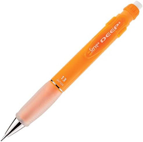 Alternative view of Mekanik Kurşun Kalem 1.3mm, Kalın Gövde, Yumuşak Grip, Fosforlu Turuncu