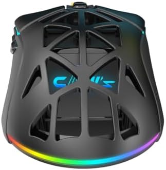Nexus Air Kablosuz 10000 Dpi Pixart PMW3325 Sensör Makro Yazılımlı & Değiştirilebilir Kapaklı RGB Kablosuz Gaming Mouse - Siyah - Görsel 2