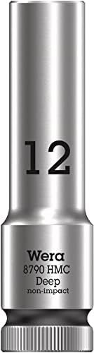 05004552001 8790 HMC Derin Lokma Anahtar 1/2 inç, Siyah, 12,0 mm