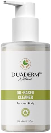 Duaderm Yüz ve Vücut Temizleme Yağı, Doğal İçerikli Derin Temizleyici, Nemlendirici, 200 ml