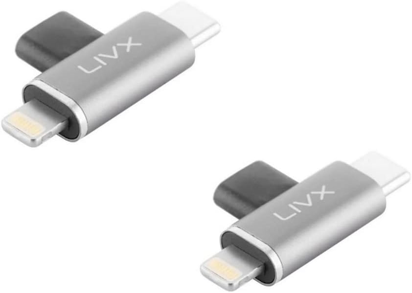 Type C To Lightning/Type C Şarj ve 5Gbps Veri Aktarımı Yuva Çevirici Dönüştürücü Otg Adaptör Otgbt İkili Paket - Görsel 3