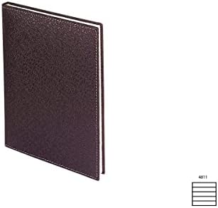 Alternative view of 2K 4811 Defter 14x20 Cm. Çi̇zgi̇li̇ 160 Yapraklı Suni Deri Hilton Desen Kapaklı Kahverengi, Kahverengi