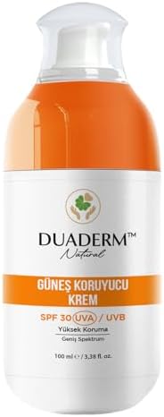 Duaderm Filtreli Yüz ve Vücut Güneş Kremi SPF30, UVA/UVB Korumalı, 100ml