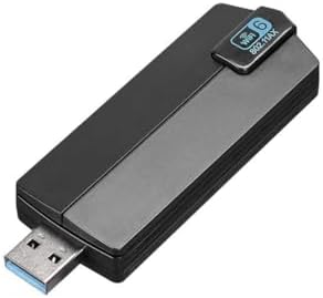 Alternative view of EWA1800 1800Mbps 2.4GHz/5GHz WIFI-6 AX1800 RTL8832 2 * 3.5dBi USB3.0 Kablosuz Adaptör