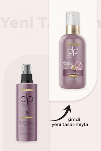 Alternative view of Daily Perfection Karanfil Özlü Sıvı Saç Bakım Kremi 200 ml - Keratin, Biotin ve Kafein Destekli Kolay Tarama Sağlayan Durulanmayan Bakım