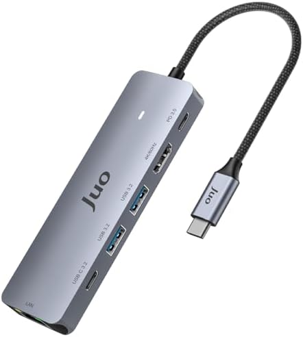 Type-C 5Gbps 100W 4K 60Hz HDMI Gigabit Ethernet Dönüştürücü USB 3.2 Çoklayıcı Hub - Görsel 2