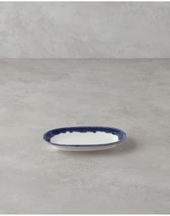 Larry Porselen Kayık Tabak 19 Cm Lacivert