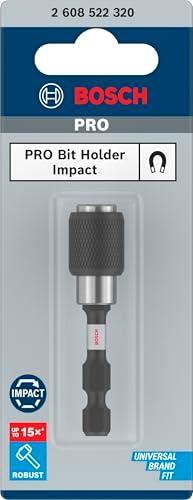 Professional Accessories 2608522320 Hızlı Kilit Uç Tutucu (Darbe Kontrolü, 1/4 İnç Altıgen Şaft, Maymuncuk Ve Tıklama) - Görsel 2