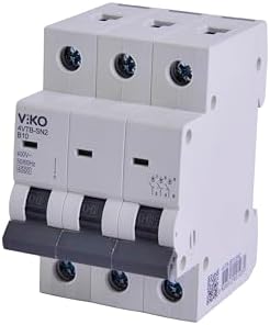 4VTB-3B10 Otomatik Sigorta 4,5kA B Tipi 3 Kutup 10A - Görsel 3