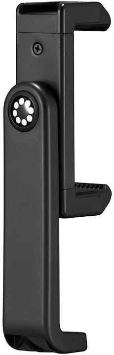 GripTight 360 Phone Mount, Kompakte und robuste Smartphone-Halterung mit 1/4-20"-Gewinde und doppelter Zubehörschuhhalterung, Geeignet für Smartphones von 6,7 bis 8,8 cm, Schwarz - Görsel 3