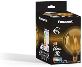 Alternative view of E27 Dim Edilebilir Filaman G95 Lamba 7W 630LM 2000K Gold