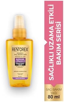 Alternative view of Restorex Sarmaşık + Vitamin E Onarıcı Saç Bakım Yağı 80 ml – Besleyici Onarım