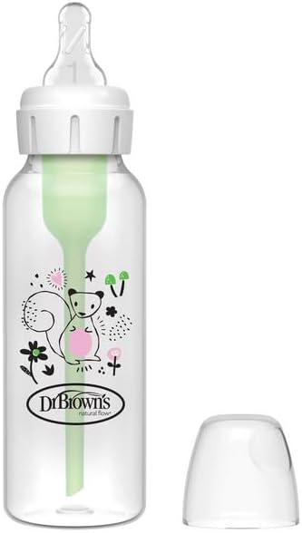 Alternative view of 8 oz/ 250 ml Dar Ağız Anti-Kolik PP Sincap Desenli Biberon, Tekli Paket