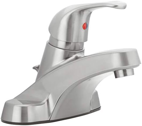 Aqua Vista 30-B410-AV-BN Watersense Sertifikalı Banyo Lavabo Bataryası, Fırçalanmış Nikel Tek Kulp - Görsel 3