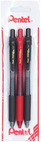 Alternative view of ENERGEL 0.7 mm Likit Roller Kalem 2xSiyah/1xKırmızı 3'lü set
