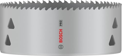 1 x PRO Multi Malzeme Delik Testeresi (Yumuşak Ahşap, Alçıpan Duvar için, Ø 127 mm, Profesyonel Aksesuar Matkap/Tornavida) - Görsel 3