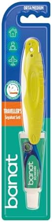 Alternative view of Diş Macunu 15 ml ve Orta Sertlikte Cep Diş Fırçası Seyahat Seti