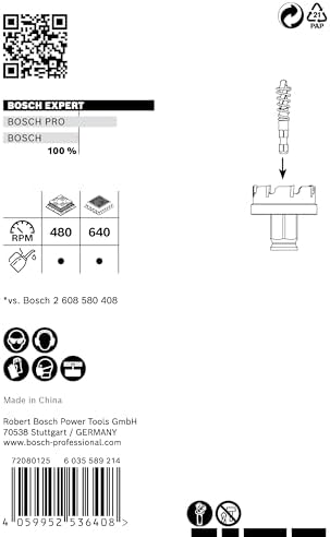 Professional 1x Expert Sheet Metal Delik Açma Testeresi (Paslanmaz çelik saclar, Ø 25 mm, Aksesuar Darbeli Matkap/Vidalama) - Görsel 3