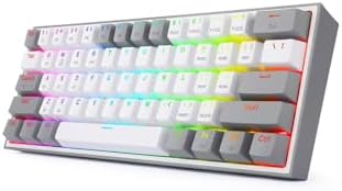 Alternative view of Redragon K616 Fizz PRO%60 3 mod kablolu, 2.4 GHz kablosuz, Bluetooth mekanik oyun klavyesi, doğrusal kırmızı şalter, Pro Drive/yazılım destekli