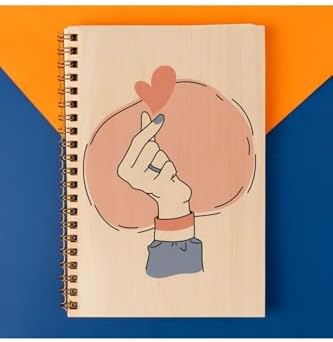 Girl Power Tasarımlı 8 Cm X 12 Cm Ölçülerinde Çizgisiz 48 Yaprak Ahşap Kapaklı Defter