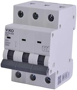 4VTB-3C50 Otomatik Sigorta 4,5kA C Tipi 3 Kutup 50A - Görsel 2