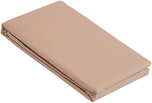 Alternative view of Basic Düz Pamuk Çarşaf, Camel, Tek Kişilik