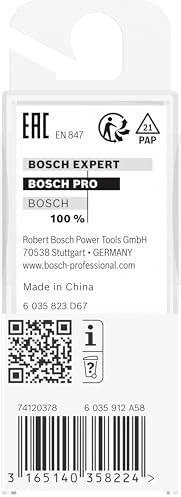 2 608 aksesuarı 628 361 profil freze e 8 mm, R1 4 mm, D 20,7 mm, L9 mm, G 53 mm
