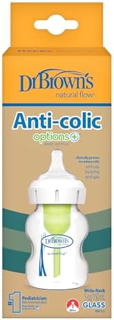 Alternative view of 5 oz/150 ml Geniş Ağız Cam Biberon, Tekli Paket (51700)