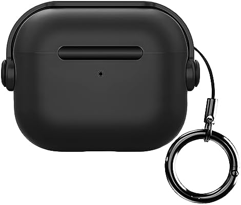 Pro/Pro 2 DjPods Sert Malzemeli Kilitli Kapak Askı Aparatlı Pro/Pro 2 Uyumlu Kılıf (Siyah - Siyah) - Görsel 3