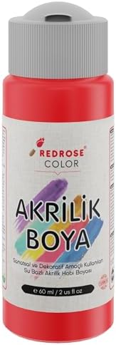 Kırmızı Akrilik Boya 60ml