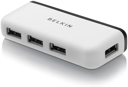 Alternative view of 4 USB-A Girişli HUB, USB 2.0, Seyahat Boy, Siyah