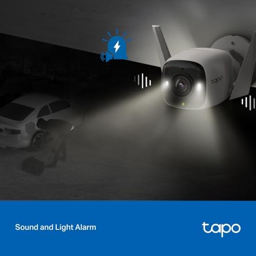 C320WS, 2K 4MP Dış Mekan Wi-Fi/Ethernet Güvenlik Kamerası, Hareket Algılama, IP66 Su Geçirmez, 30m Starlight Gece Görüşü, Çift Yönlü Ses, Bulut/Yerel Depolama, Sesli ve Işıklı Alarm - Görsel 3