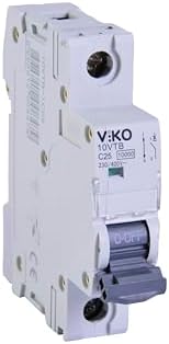 10VTB-1C25 Otomatik Sigorta 10kA C Tipi 1 Kutup 25A - Görsel 3