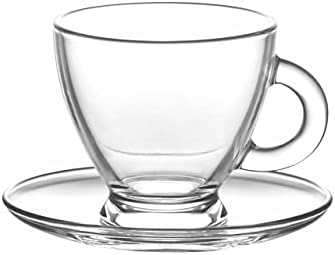 Alternative view of 12 PC şeffaf Base de Thé/Café- her biri Expresso-Set grup Cadeau Vaisselle 95 ml