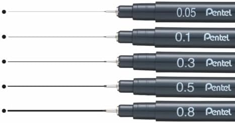 Pointliner S20P-3A, Fineliner, siyah, suya dayanıklı ve solmaz, 0,3 mm