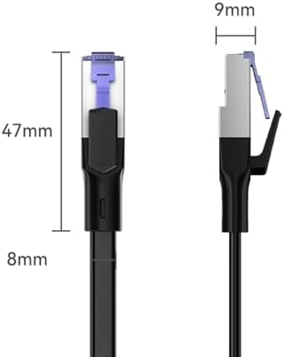 CAT7 10Gbps Gigabit 600Mhz FTP Flat Ethernet Kablosu 10 Metre