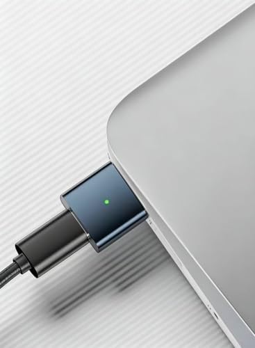 Type-C to MagSafe 2 İle Uyumlu Dönüştürücü | 100W Hızlı Şarj Destekli | MacBook İle Uyumlu Çevirici Gri SF-2