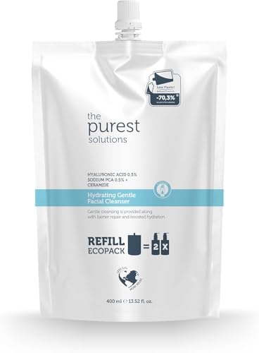 Alternative view of The Purest Solutions Nemlendirici Ve Bariyer Onarıcı Kuru Karma Ciltler Temizleme Jeli Ekolojik Yedek Paket 400 ml