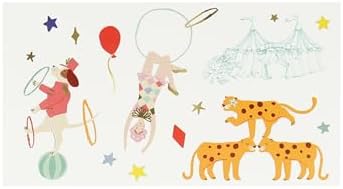 - Circus Temporary Tattoos - Sirk Geçici Dövmeler (x2)