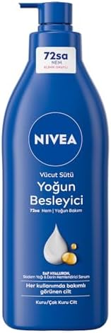 Besleyici Vücut Sütü 400 ml, Kuru ve Çok Kuru Ciltler, 72 Saat Yoğun Nemlendirici, Yağı