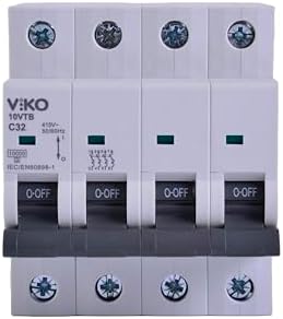 10VTB-4C32 Otomatik Sigorta 10kA C Tipi 4 Kutup 32A - Görsel 3
