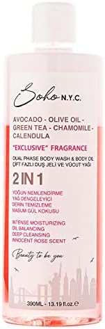 Vegan Çift Fazlı Duş Jeli Ve Yoğun Nemlendiricili Vücut Yağı- 390 Ml