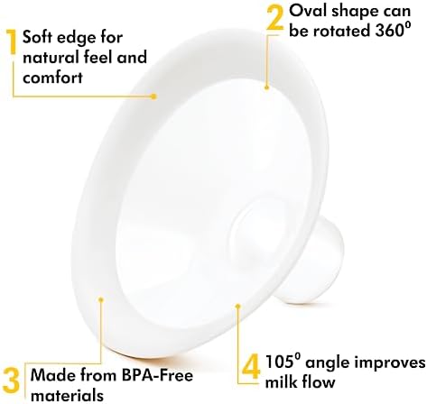 Alternative view of Medela PersonalFit Flex Göğüs Kalkanları - Tüm Medela Göğüs Pompaları ile Uyumlu, XL Beden (30 mm)