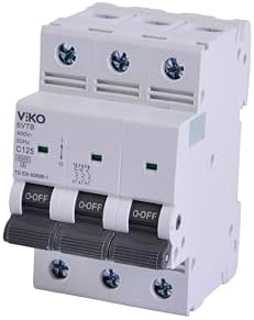 6VTB-3C125 Otomatik Sigorta 6KA C Tipi 3 Kutup 125A - Görsel 2