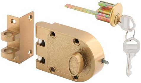 Prime-Line Prime Line U9970 10cm - 0.8cm Brass Diecast Jimmy-Proof Deadlock