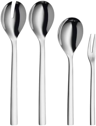 Alternative view of Nuova Çelik 4'lü Salata Servis Seti
