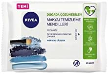 Alternative view of 3'ü 1 Arada Canlandırıcı Makyaj Temizleme Mendilleri (25 Adet), Normal ve Karma Ciltler, Yüz ve Göz için, Suya Dayanıklı Maskara ve Makyaj Temizleme