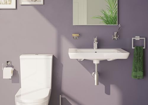 A45154 Lavabo Sifon Seti, T tipi, Krom - Görsel 3