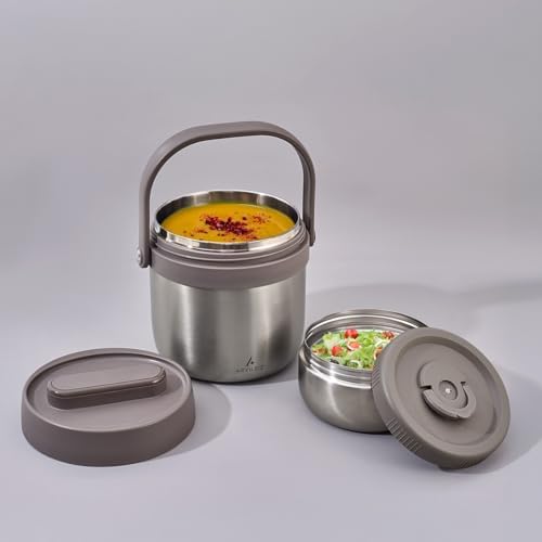 Alternative view of Bento Yuvarlak Lunch Box Steel 1400 ml